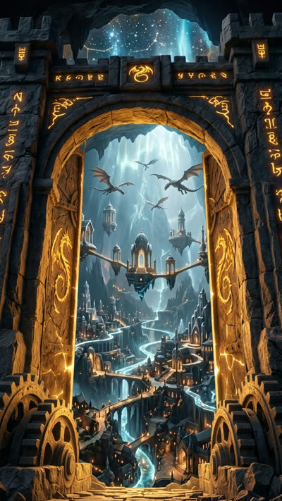 The hidden kingdom beneath the mountain